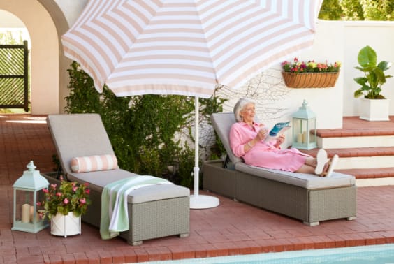 Homestore and clearance more sun loungers